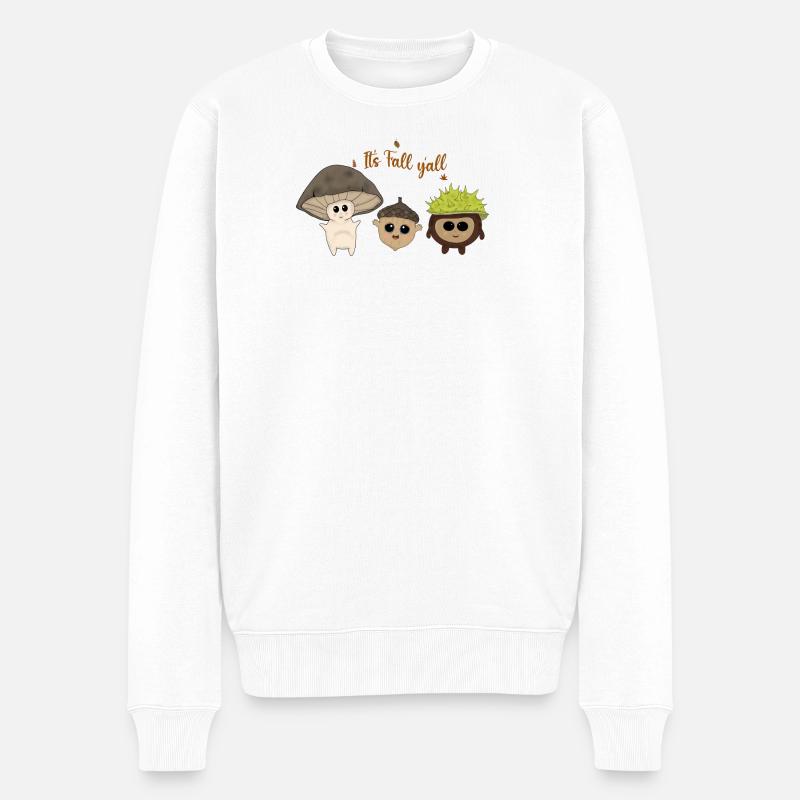 It‘s fall y‘all - Männer Premium Bio Pullover - Weiß
