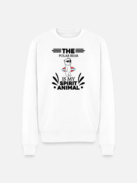 Polar Bear Polar Bear Bear - Men's Premium Organic Jumper - white