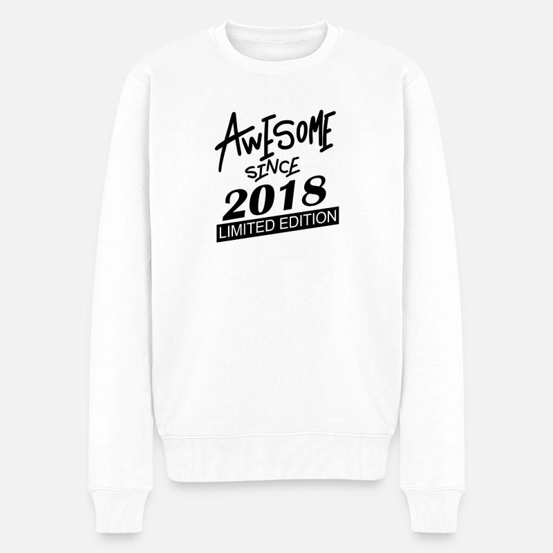 2018 - Millésime 2018 - Pull Premium bio Homme - blanc