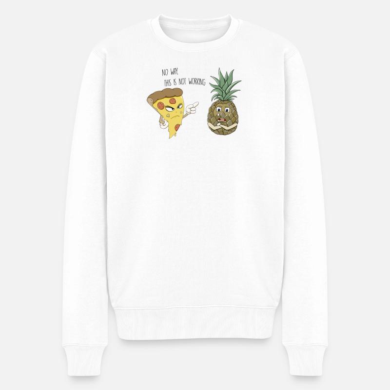 No way, this is not working - Männer Premium Bio Pullover - Weiß