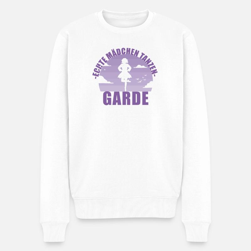 Garde Fasching Karneval Tanzen Geschenk - Männer Premium Bio Pullover - Weiß