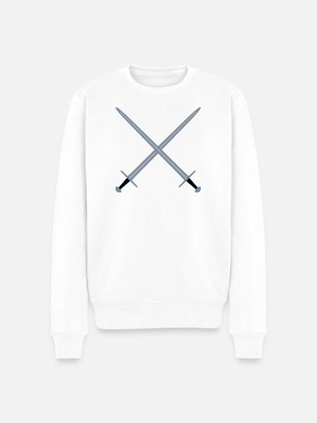 Crossed swords. - Men's Premium Organic Jumper - white