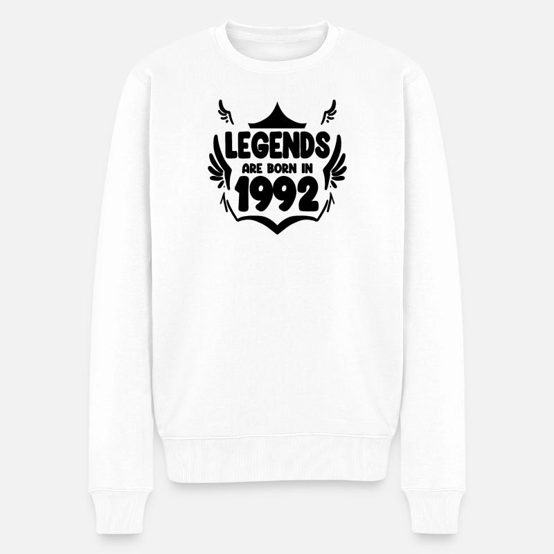 1992 - Pull Premium bio Homme - blanc