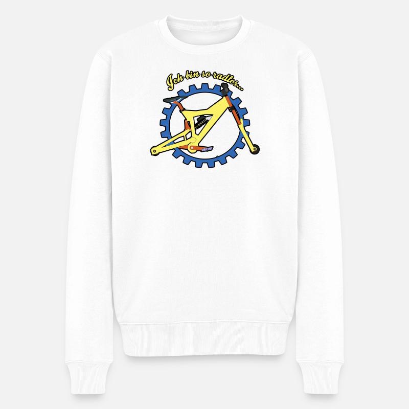 Je suis tellement sans roues - Pull Premium bio Homme - blanc