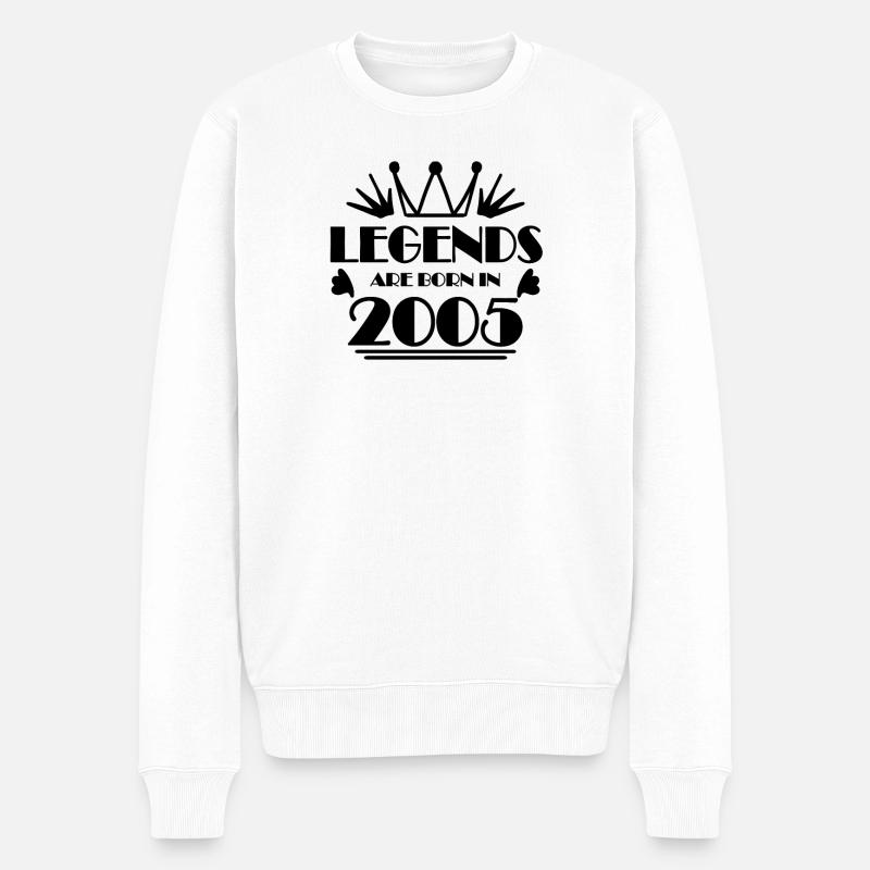 2005 - Né en 2005 - Pull Premium bio Homme - blanc