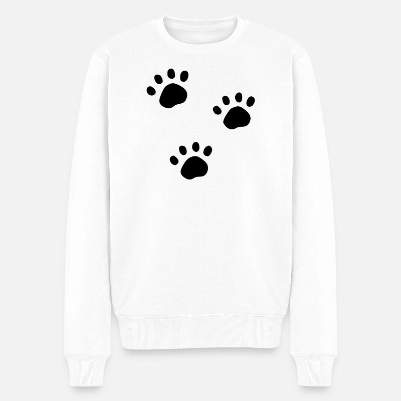 Traces - Pull Premium bio Homme - blanc