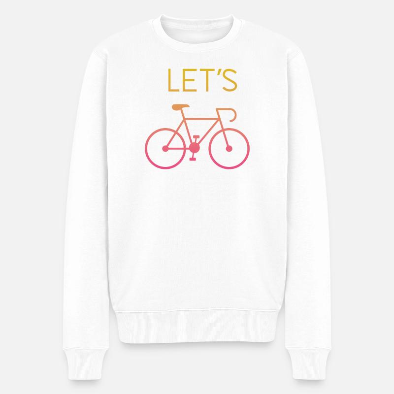 Faisons du vélo - Pull Premium bio Homme - blanc