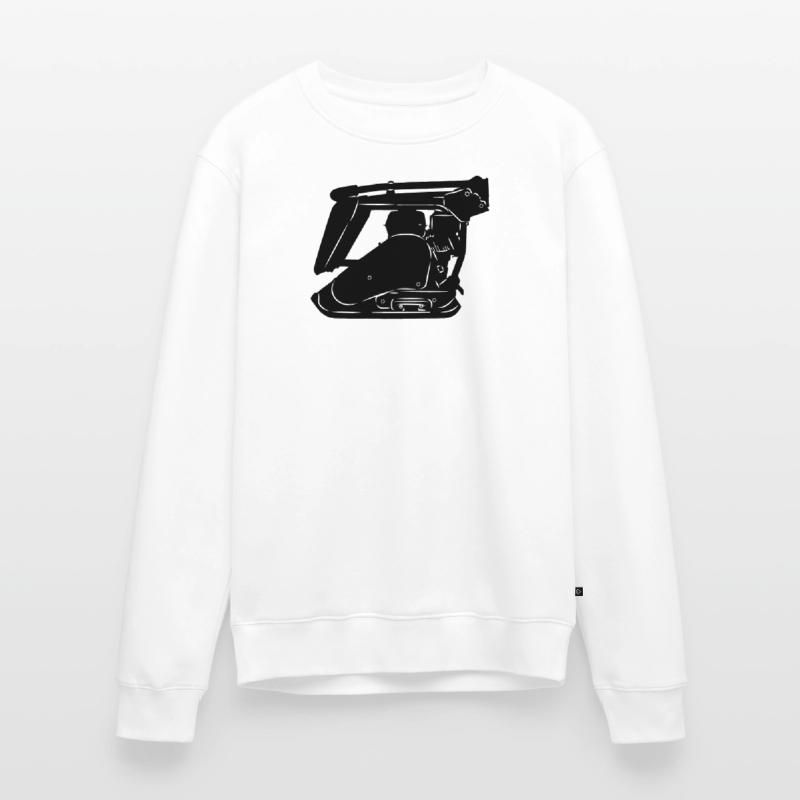 Stratemaker Vibrationsmaschine oder Vibrationsplatte Männer Premium Bio Pullover