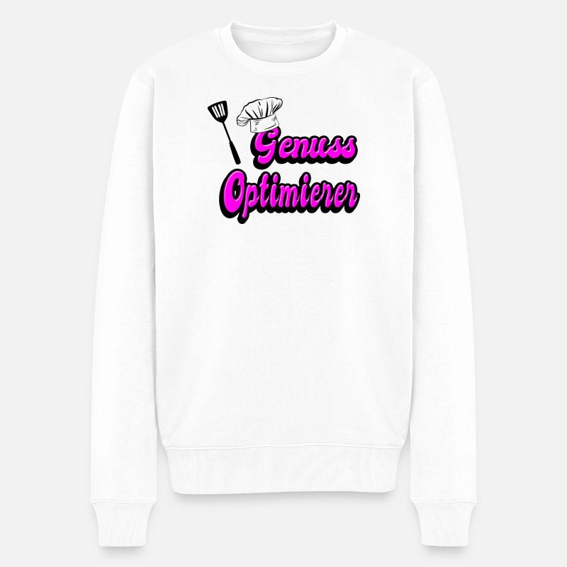 Optimiseur de plaisir - Pull Premium bio Homme - blanc