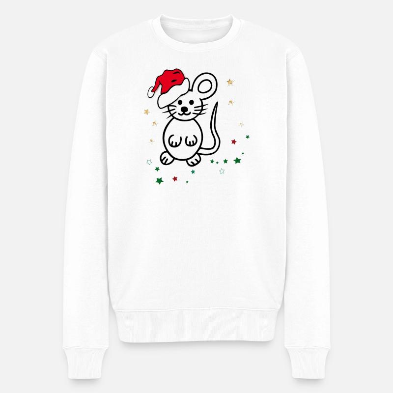 Noël, Joyeux Noël - Pull Premium bio Homme - blanc