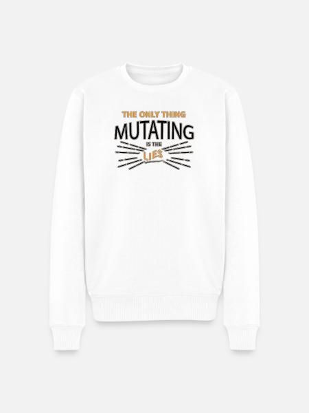 Spruch - Männer Premium Bio Pullover - Weiß