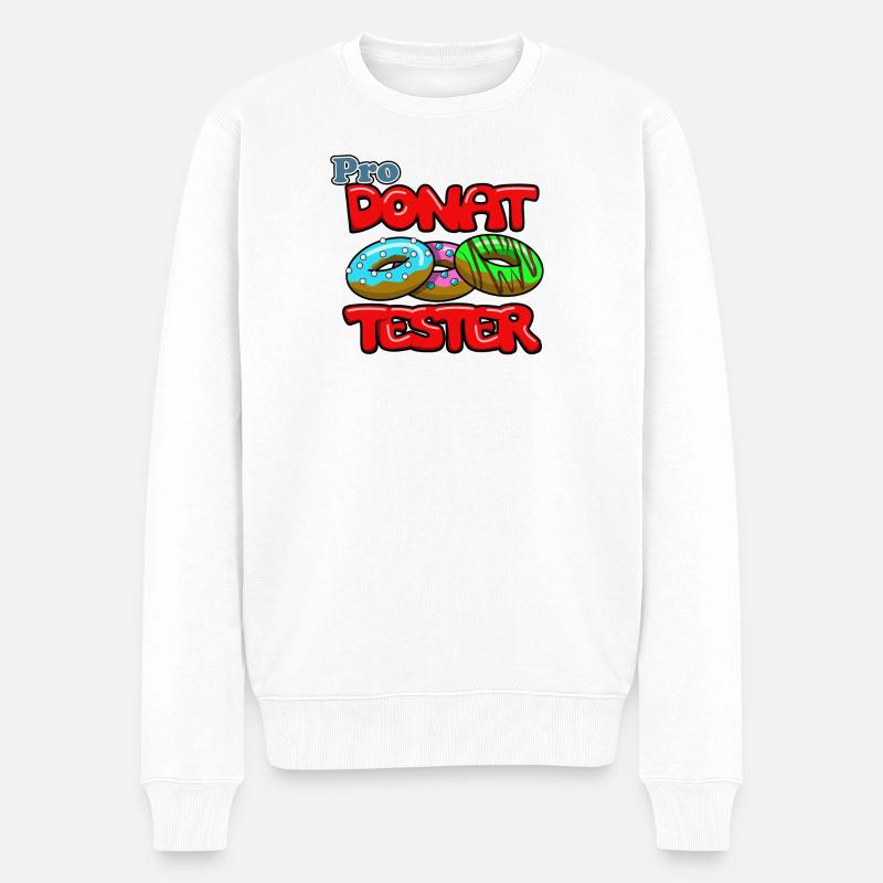 Testeur Pro Donut - Pull Premium bio Homme - blanc