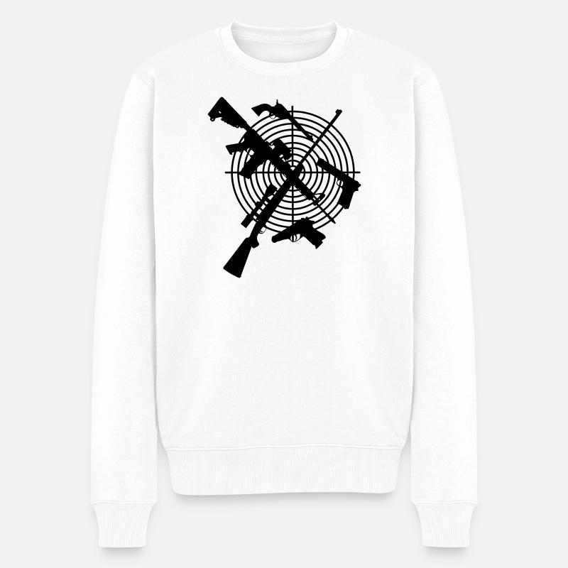Schützenverein - Männer Premium Bio Pullover - Weiß