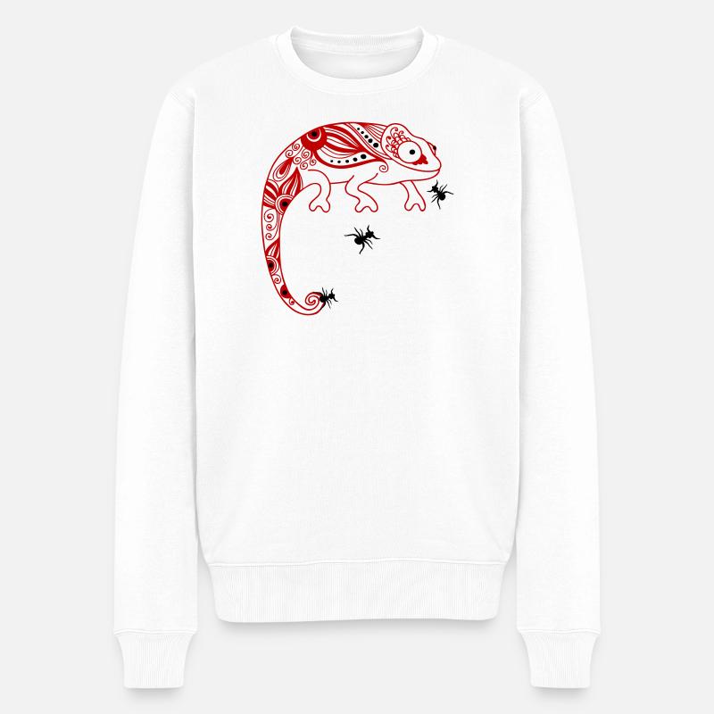 Camélion - Pull Premium bio Homme - blanc