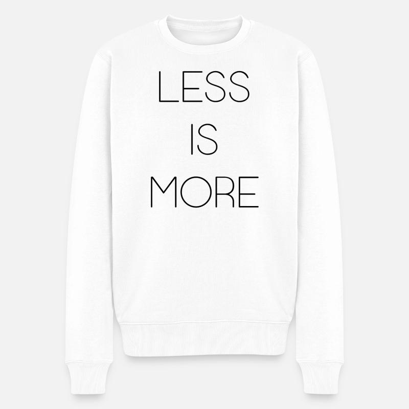 Moins, c’est plus - Pull Premium bio Homme - blanc