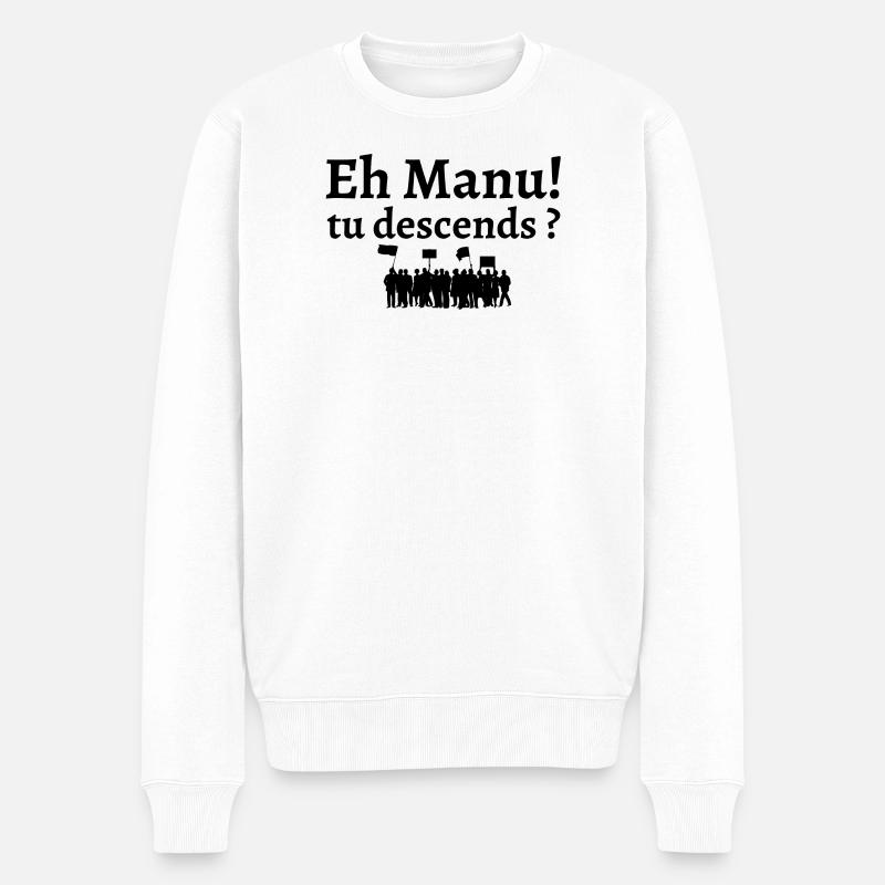 réforme des retraites, retraites, retraite - Pull Premium bio Homme - blanc