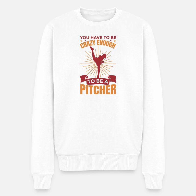 Motivation du lanceur - Pull Premium bio Homme - blanc