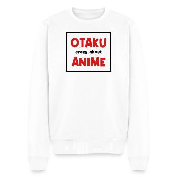 Déclaration Otaku Anemi Manga Culture Pop Geek - Pull Premium bio Homme - blanc - Devant - Thijin (182cm)