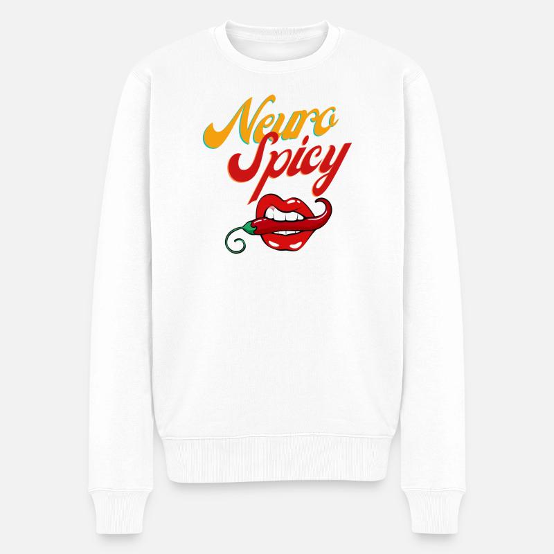 NeuroSpicy - Pull Premium bio Homme - blanc