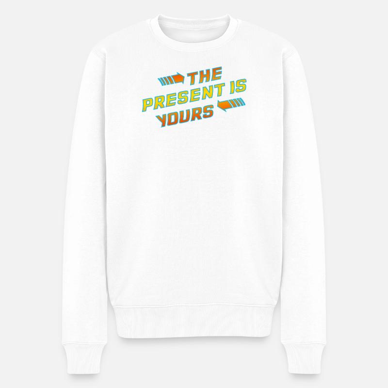 Das Geschenk gehört Ihnen - Männer Premium Bio Pullover - Weiß