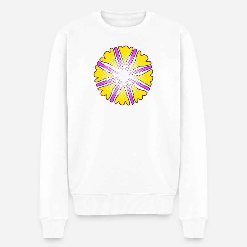 Sun2 modifié plus - Pull Premium bio Homme - blanc