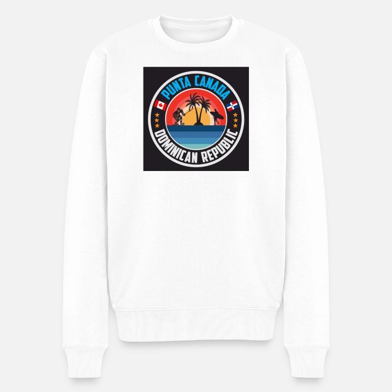 PuntaCanada 2MP - Männer Premium Bio Pullover - Weiß