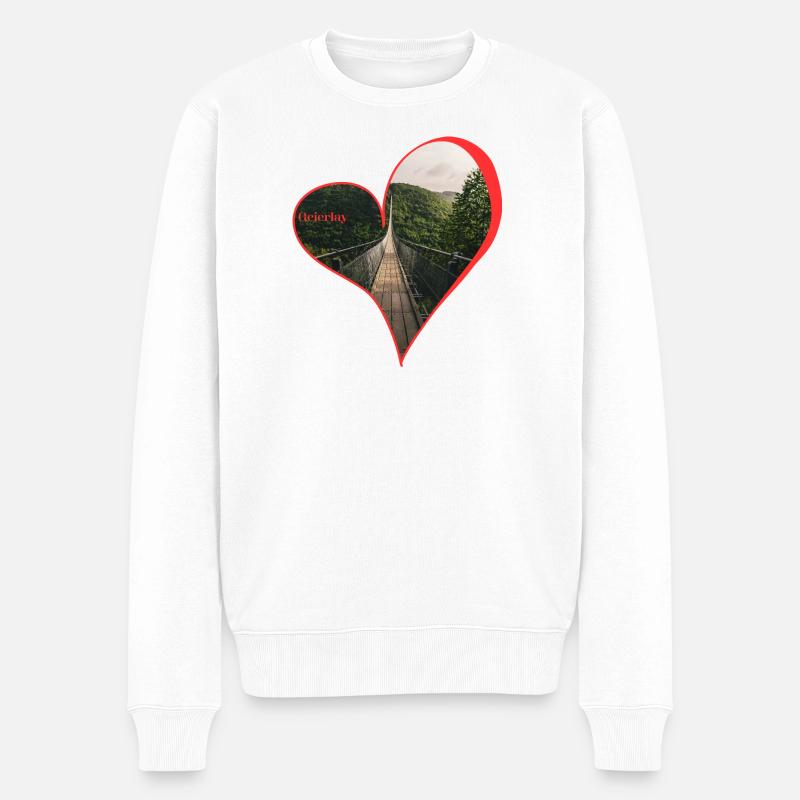 Geierlay - Männer Premium Bio Pullover - Weiß