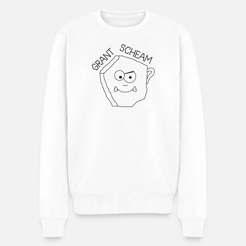 Grantscheam - grincheux - dialecte autrichien - Pull Premium bio Homme - blanc