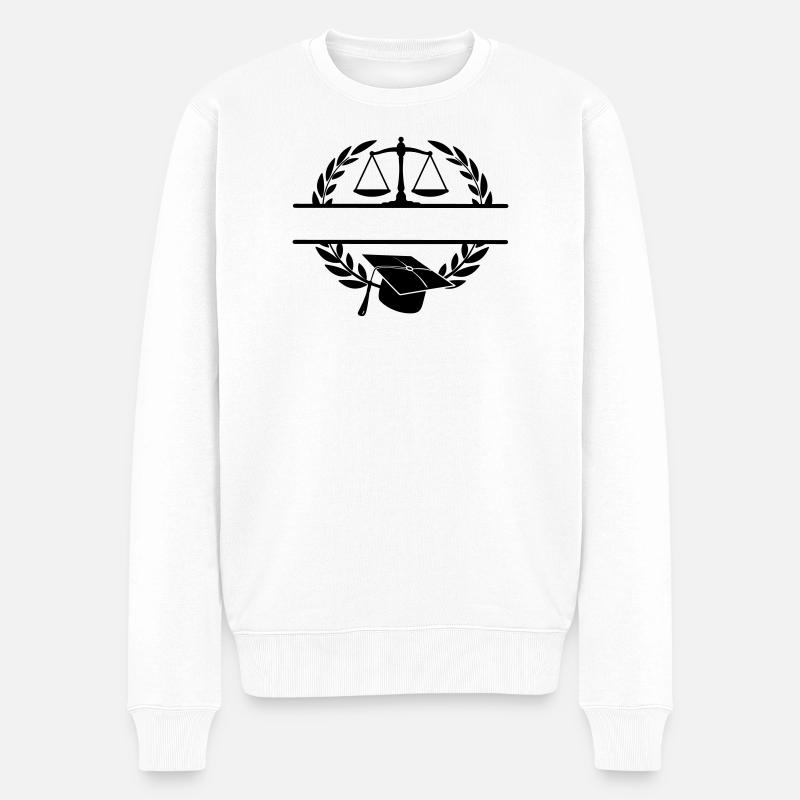 Avocat à succès - Pull Premium bio Homme - blanc