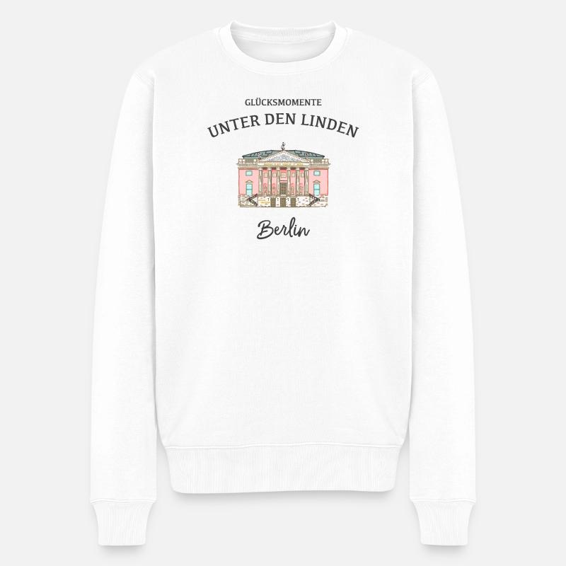 Berlin, Oper Unter den Linden - Pull Premium bio Homme - blanc
