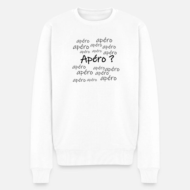 Apéro ? - Pull Premium bio Homme - blanc