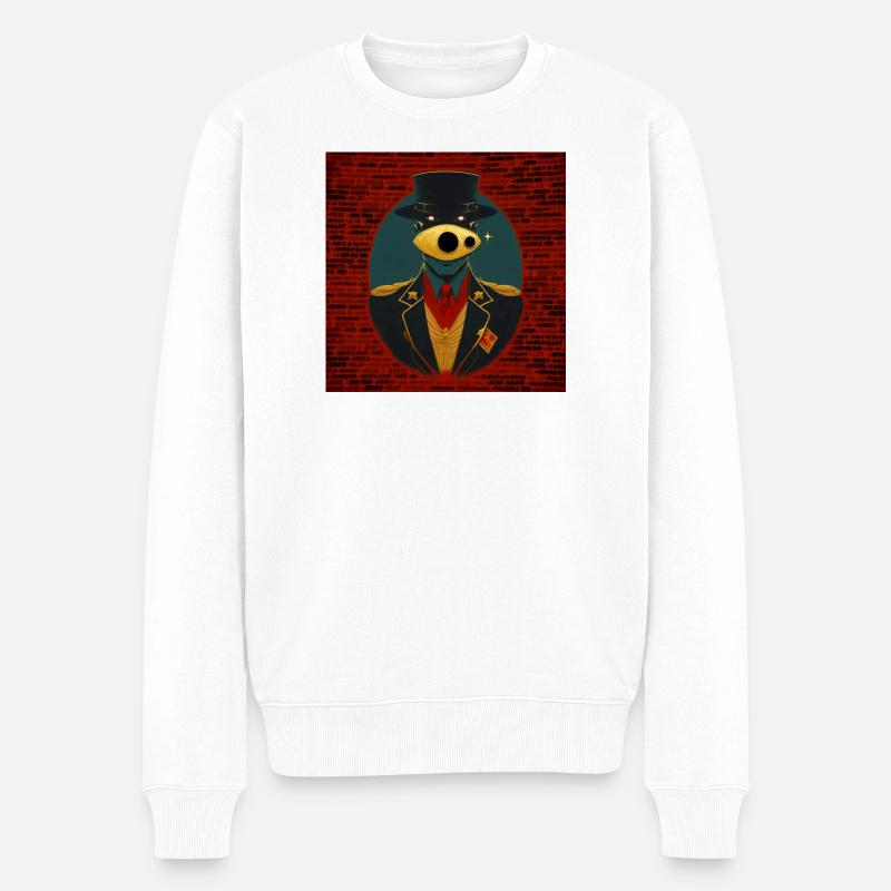 Conspiracy 02 - Pull Premium bio Homme - blanc