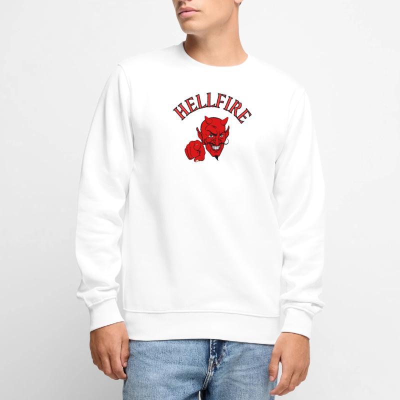 Devil, Satan, Devil, Hellfire Men's Premium Organic Jumper