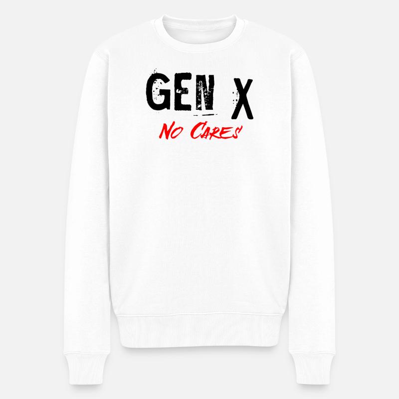 Génération X - Pull Premium bio Homme - blanc