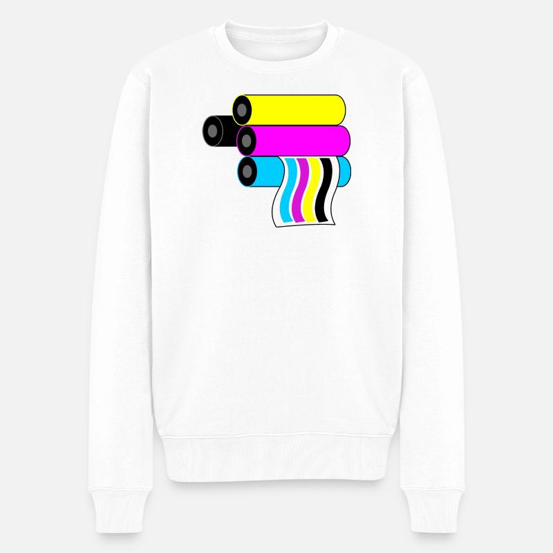 Impression du logo 3 - Pull Premium bio Homme - blanc