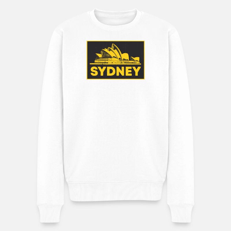 Sydney, Opéra d’Australie - Pull Premium bio Homme - blanc