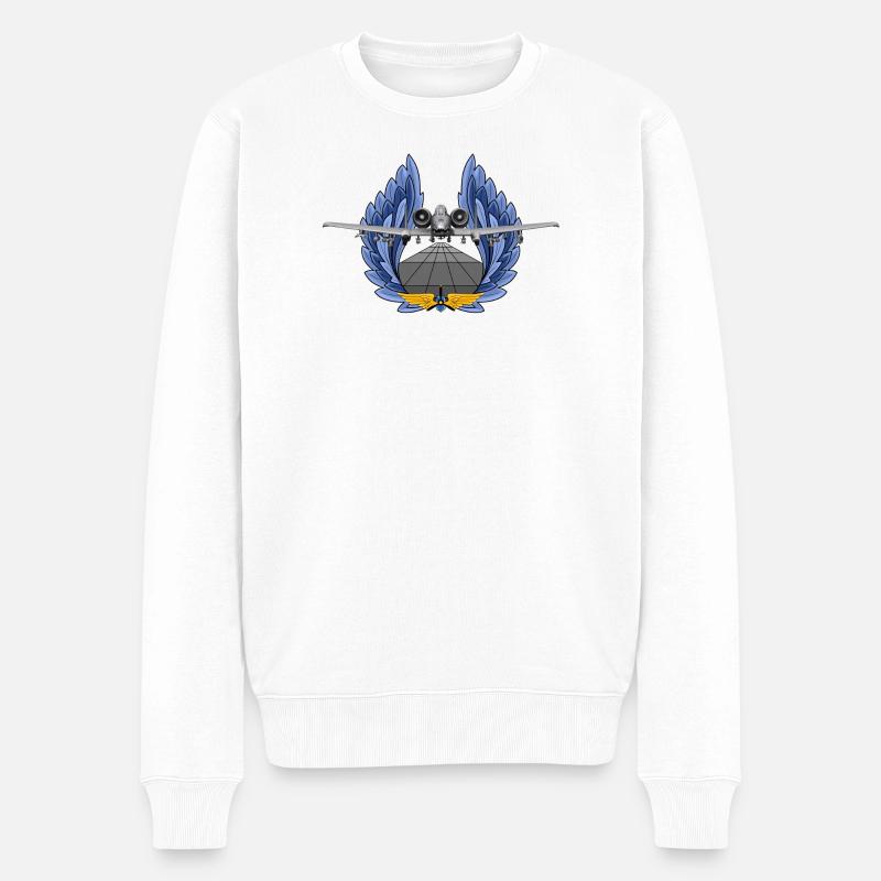 A-10 Thunderbolt - Pull Premium bio Homme - blanc