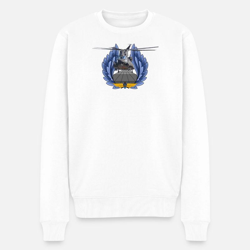 CH-47 Chinook - Pull Premium bio Homme - blanc