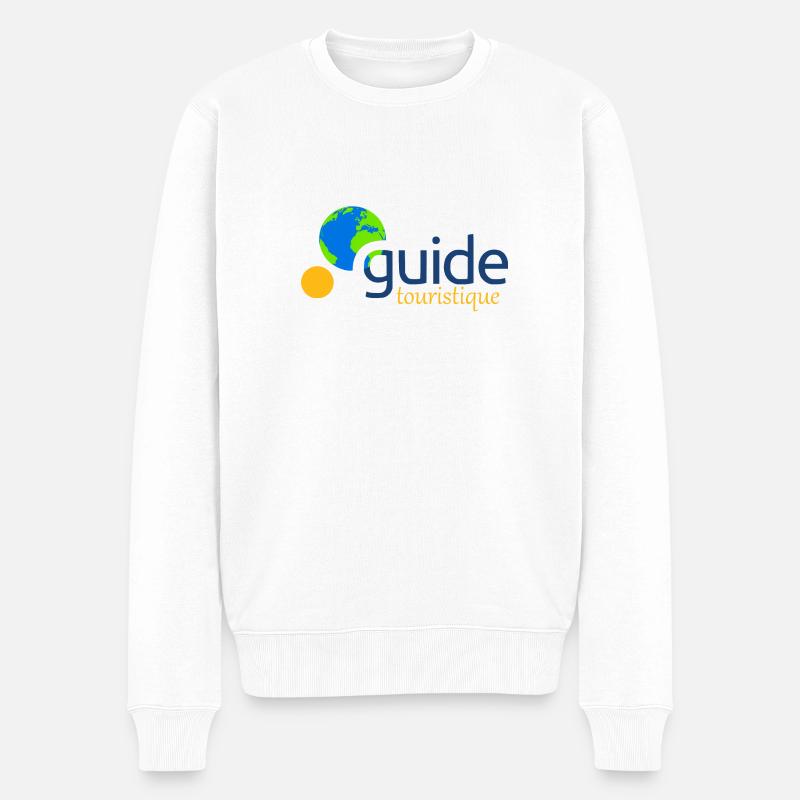 Guide touristique - Pull Premium bio Homme - blanc