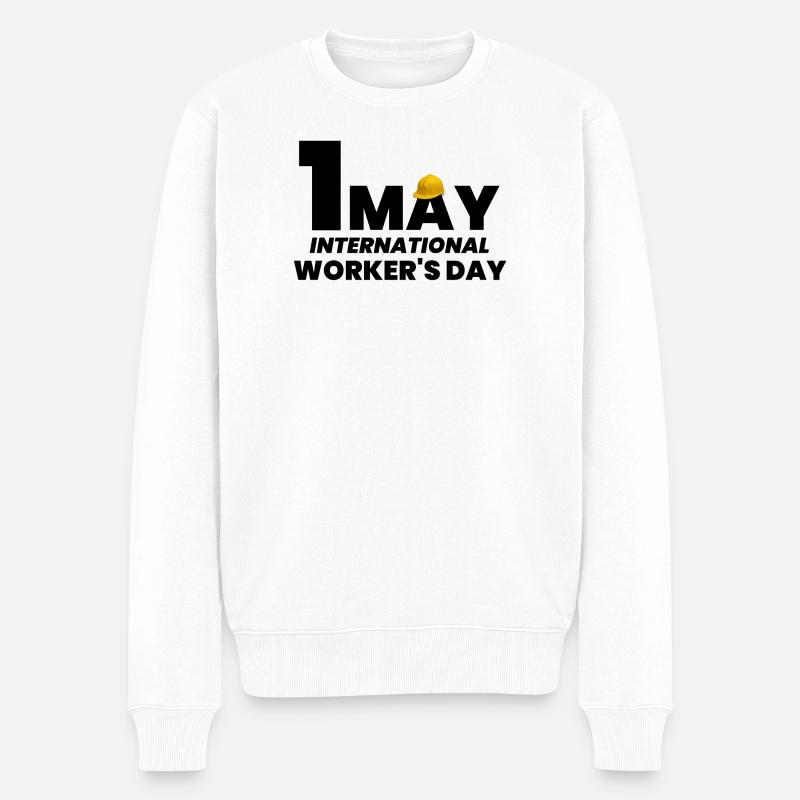 fête du travail, 1er mai - Pull Premium bio Homme - blanc
