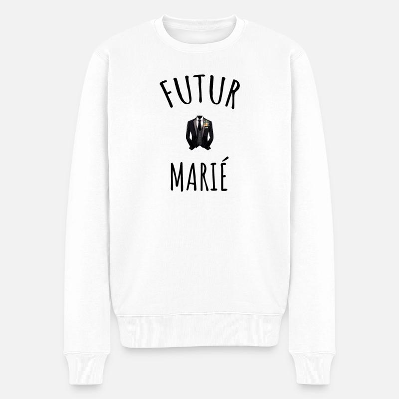 Futur marié - Pull Premium bio Homme - blanc