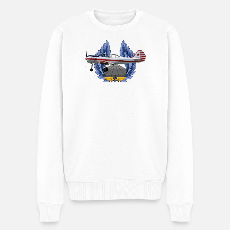 Yak-52 - Pull Premium bio Homme - blanc