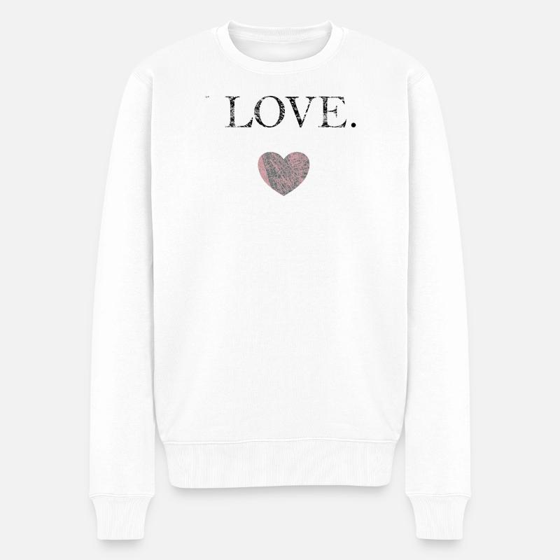 POUR ELLE - Pull Premium bio Homme - blanc
