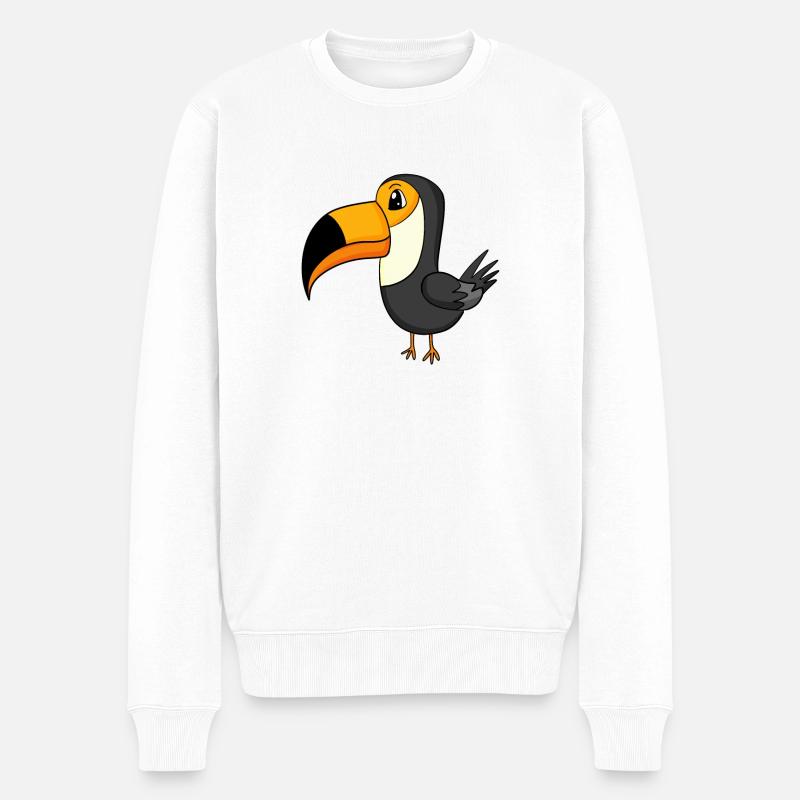 Toucans Bird Birds Motif - Pull Premium bio Homme - blanc
