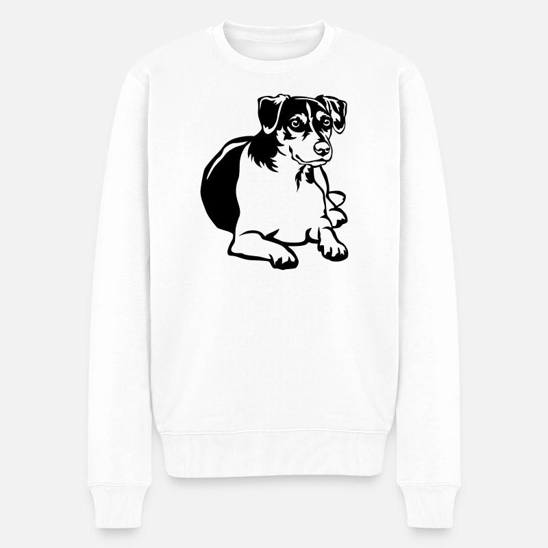 Dansk Svensk Gaardhond - Pull Premium bio Homme - blanc
