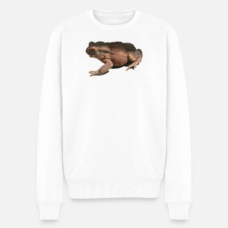 toad - Men's Premium Organic Jumper - white