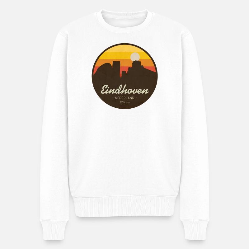 Eindhoven - Pull Premium bio Homme - blanc