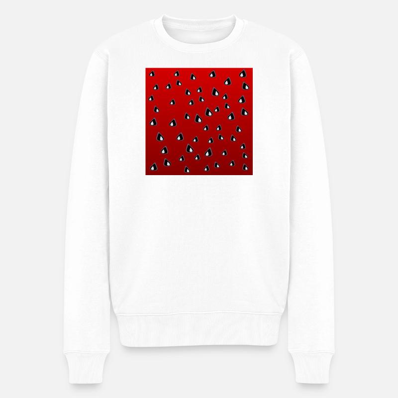 Sommer Wassermelonen Kostüme Wassermelonenkerne - Männer Premium Bio Pullover - Weiß