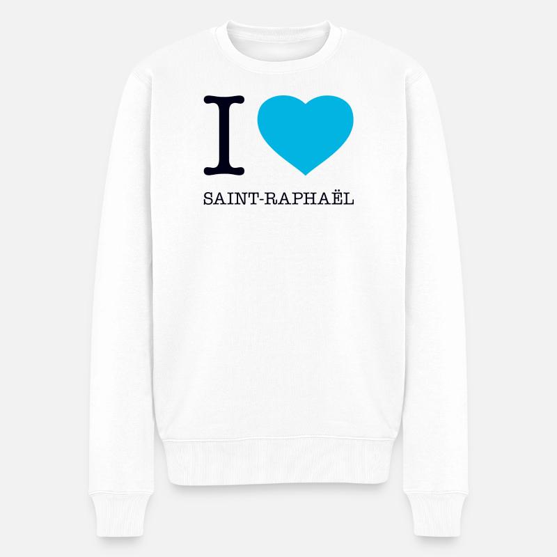 J’AIME SAINT-RAPHAËL - Pull Premium bio Homme - blanc