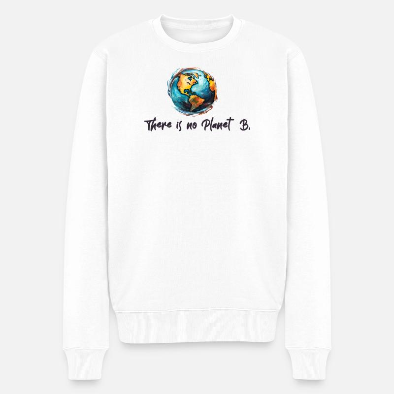 Protection du climat No Planet B - Pull Premium bio Homme - blanc